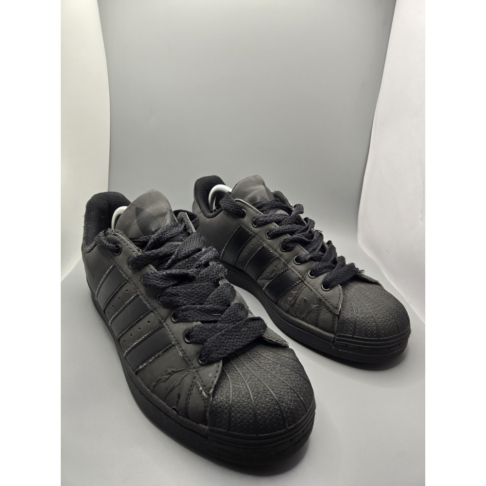 Adidas Superstar Triple Black Shell Toe Sneakers ID3109 Men's Size 10.5 Low Top